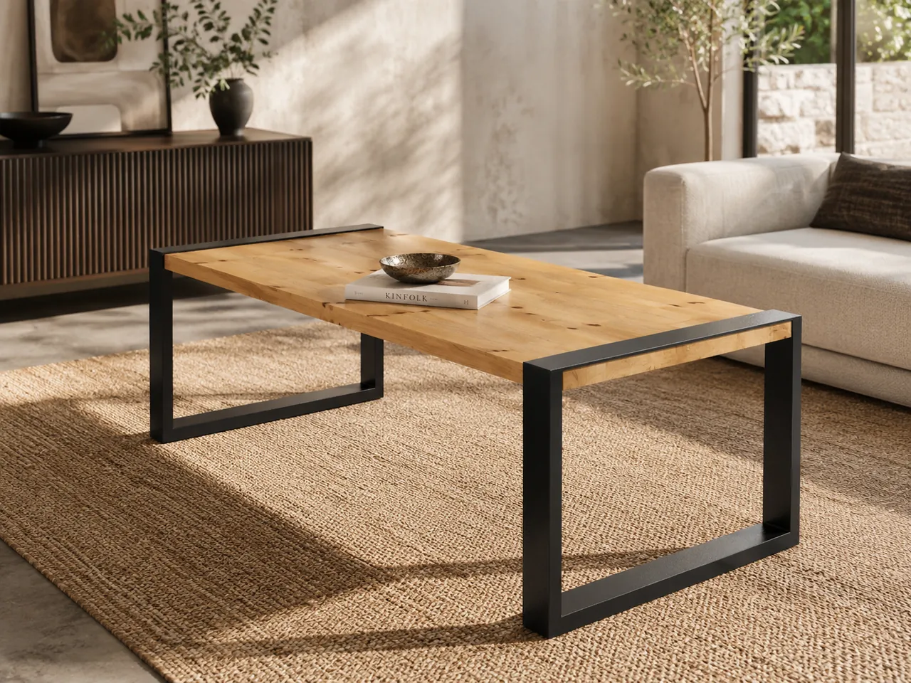 The Elara Table in Oak wood finish — Novex Lifestyle furniture